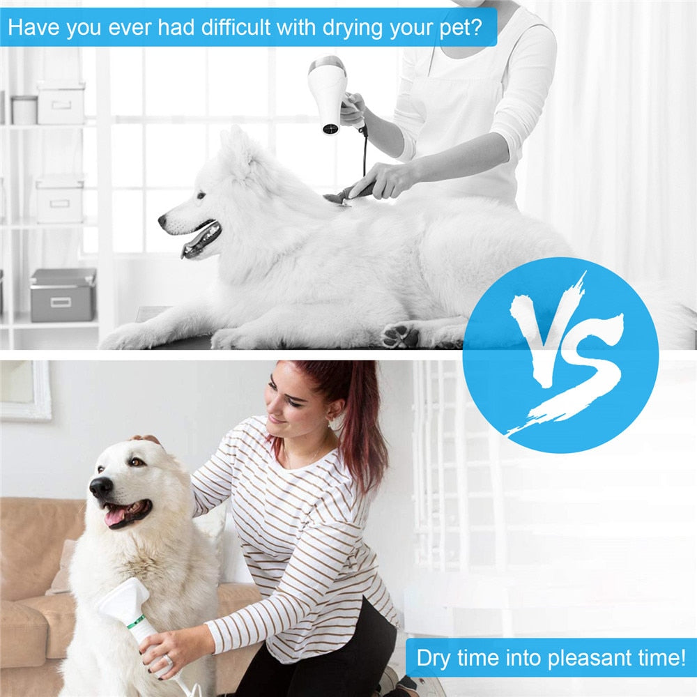 2 In 1 Dog Hair Brush Dryer