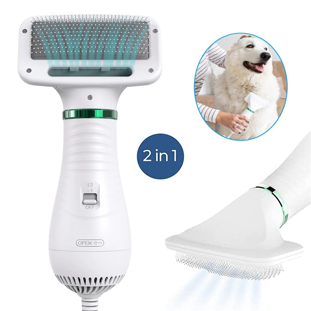 2 In 1 Dog Hair Brush Dryer